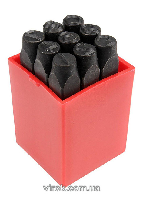 Трафарети цифрові YATO, кпл. 9 шт,h-8 мм  [18] Одесса - изображение 1