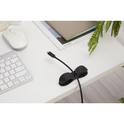 Тримач для кабелю OfficePro CM001B, клейка основа, black (CM001B) Вінниця - фото 7