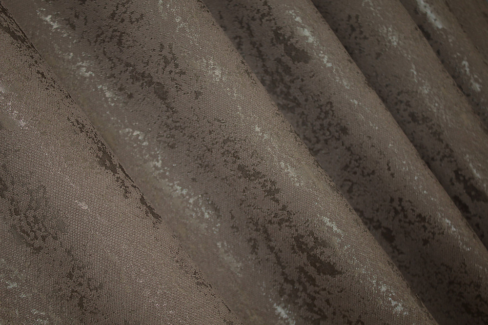 Шторна тканина льон мармур, колекція "Pavliani" колір какао 1372ш Київ - фото 1