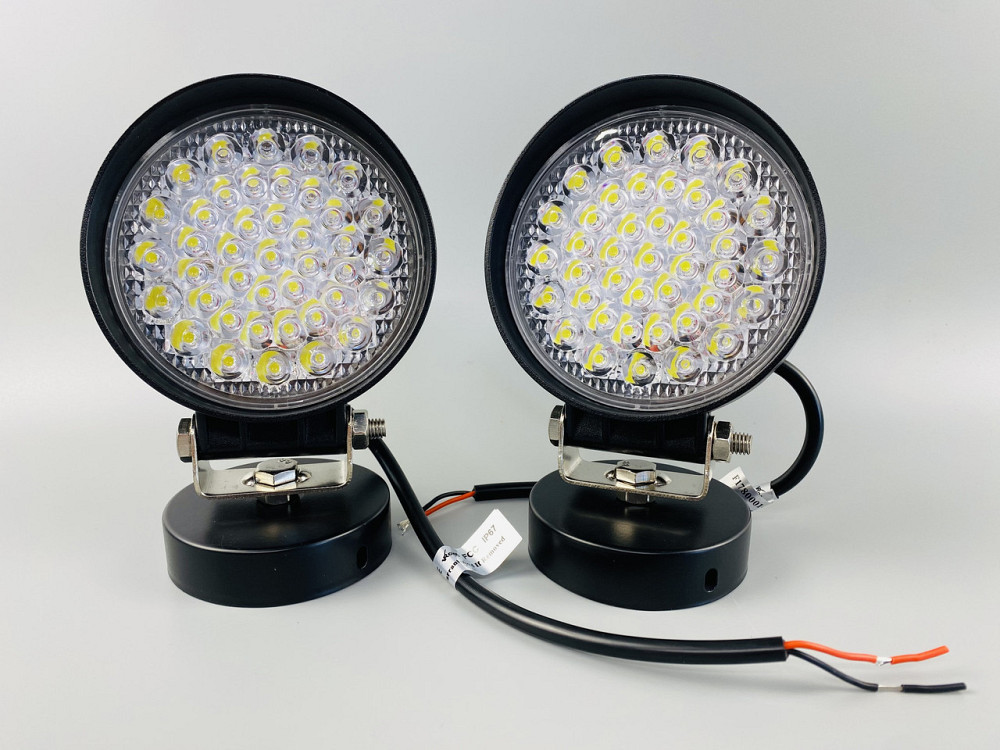Фара кругла 123W (41 led діод) IP67, 114 ммx114 ммх32 мм Мукачево - фото 9
