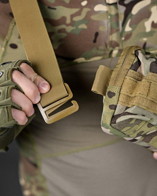 Сумка тактична через плече або на пояс мультикам ДЛ6325 Одеса - фото 7