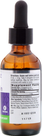 Мелатонін рідкий 1 мг Natrol Liquid Melatonin 60 мл зі смаком ягід Київ