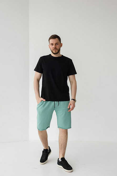 Шорти чоловічі трикотажні Фісташковий XXL Харків - фото 1