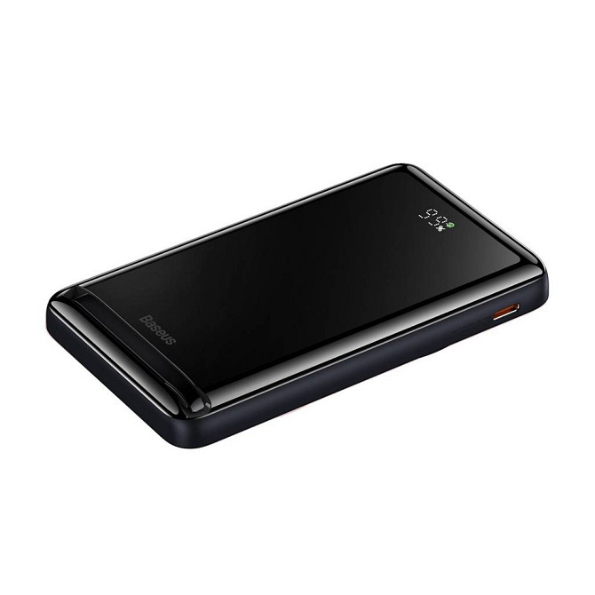 Power bank (Зовнішній акумулятор) Baseus Magnetic Bracket Wireless Fast Charge 10 000mAh 20W Blue PPCX000203 Николаев - изображение 4