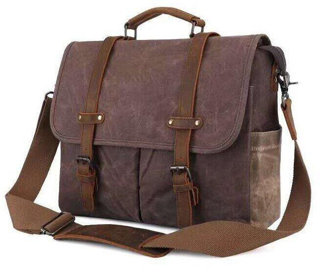 Сумка-портфель на плече Vintage 20116 Коричнева Київ - фото 2