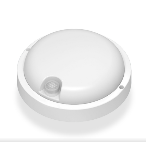 LED Світильник 12W 5000К IP54 круглий білий з датчиком ІК Videx Житомир