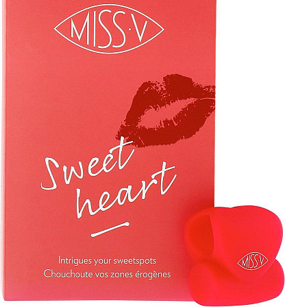 Miss V Sweetheart Finger Vibrator - водонепроникний стимулятор клітора - червоний Дніпро - photo 1