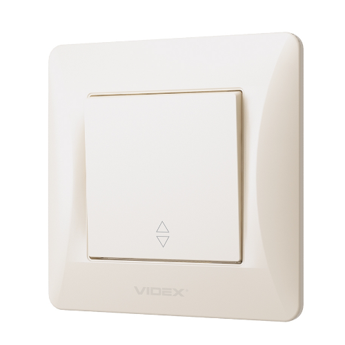 BINERA крем Вимикач внутрішній прохідний 1кл Videx Житомир