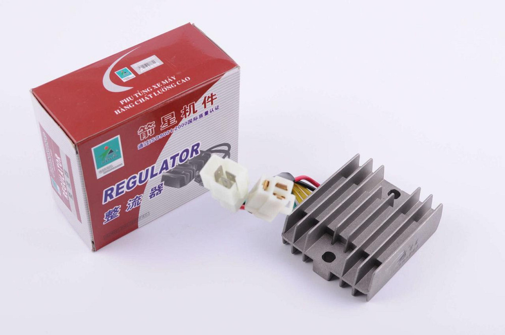 Реле зарядки, мотоцикл Ліфан 125/150 (3+3 дроти) Мукачево - фото 1