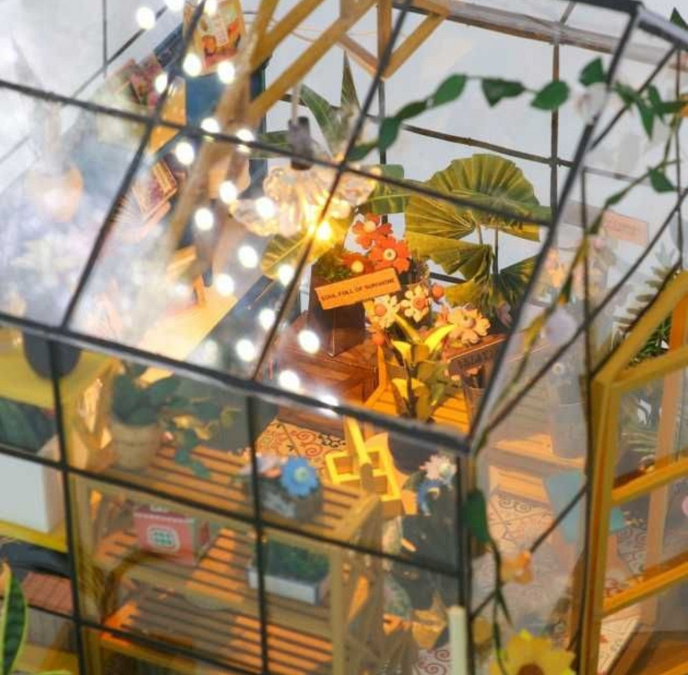 Конструктор 3D румбокс сборная модель цветочная оранжерея. Харьков - изображение 6