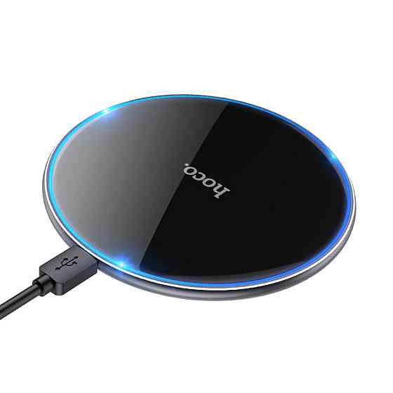 Бездротовий зарядний пристрій HOCO CW6 Pro Easy 15W charging wireless fast charger Black Киев