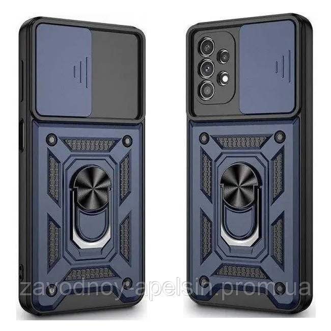 Samsung A13 A136 Чохол протиударний (шторка + кільце) Одеса - фото 1