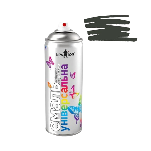 Емаль універсальна 400мл 6006 хакі-олива мат. аерозоль NEW TON Житомир - фото 2