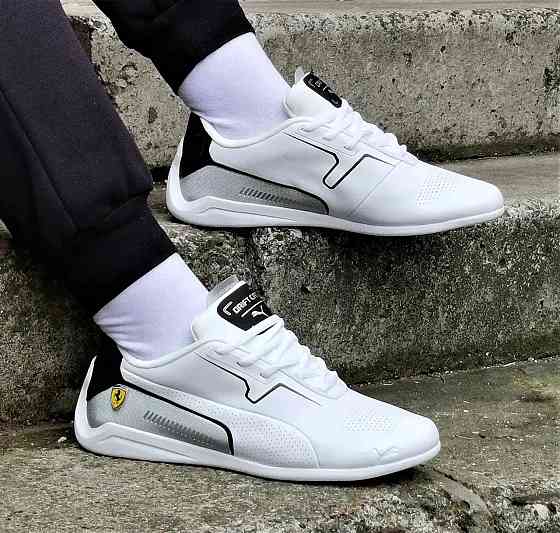 Кросівки Puma Білі Чоловічі Пума Авто Мото Шкіряні (розміри: 41,42,43,44) Дніпро