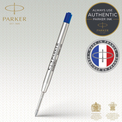 Стержень кульковий Parker QuinkFlow синій M блістер (10 232BLU) Вінниця - фото 2