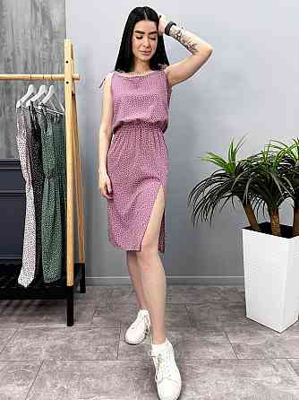 Літній сарафан з розрізом "Kristen" оптом | Розпродаж моделі 46-48, Фрезовий Київ