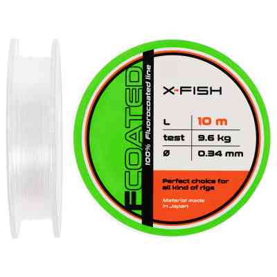 Флюорокарбон X-Fish FCoated 10m 0.34mm 9.6kg (1917.01.30) Вінниця