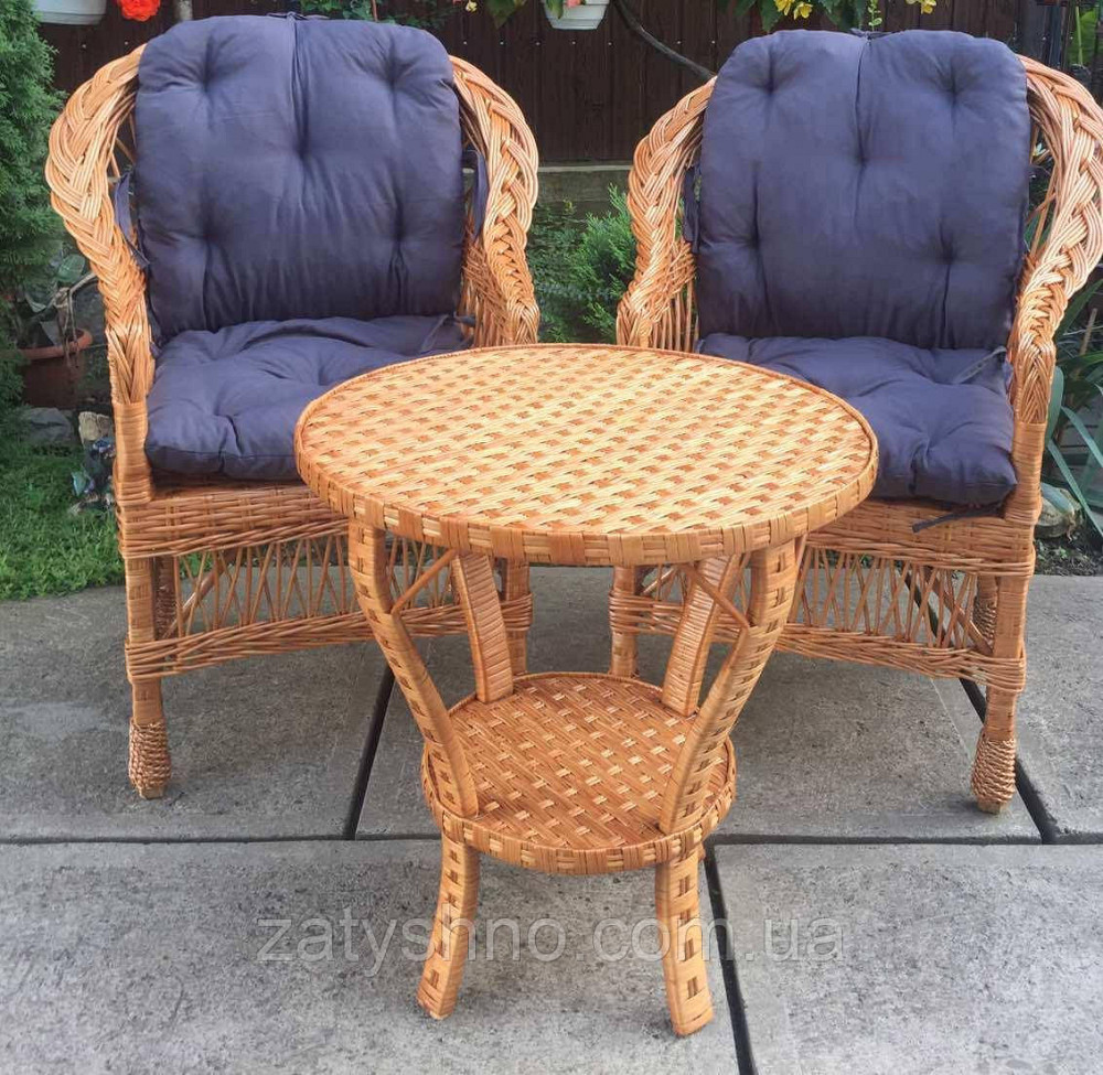 Мебель плетеная из лозы  |  Мебель из лозы с подушками |мебель плетеная с овальным столом Киев - изображение 6