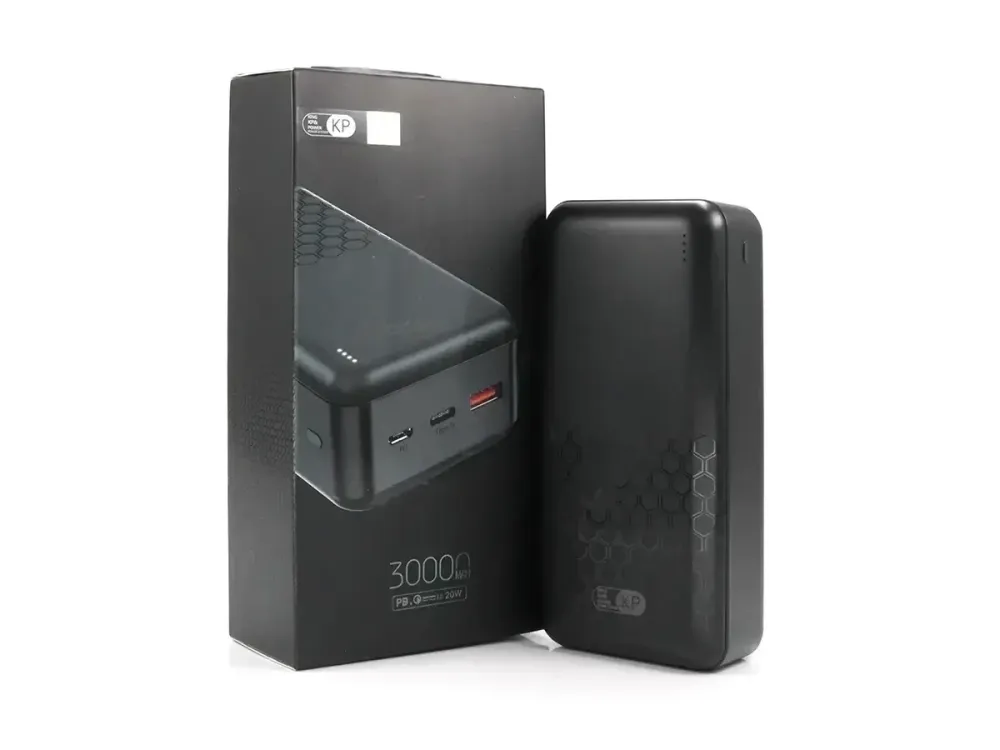 Зовнішній акумулятор Power Bank KP KP-33 30000 мАг, 22,5 Вт, швидка зарядка для смартфонів, планшетів та гаджетів Одеса - фото 2