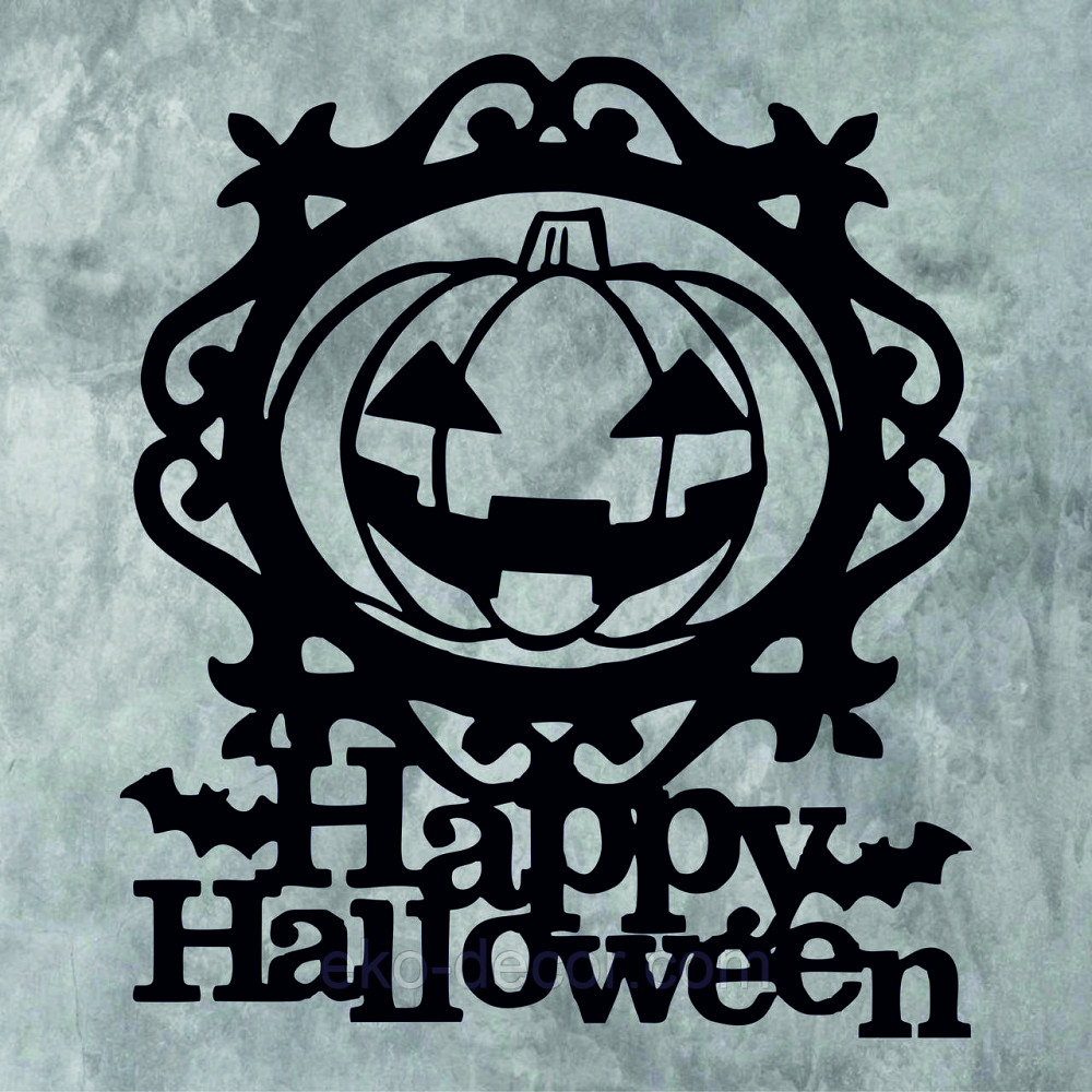 Декоративное настенное 3D Панно «Хэллоуин», Декор на стену с объемом 70*60 см, Черный Киев - изображение 10