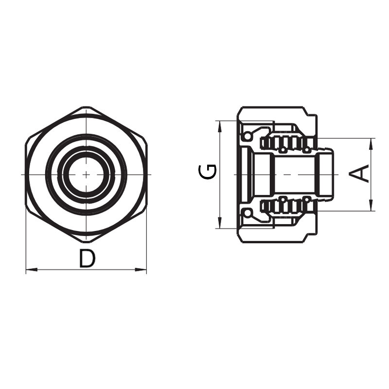 Евроконус Roho R581-075 - 3/4