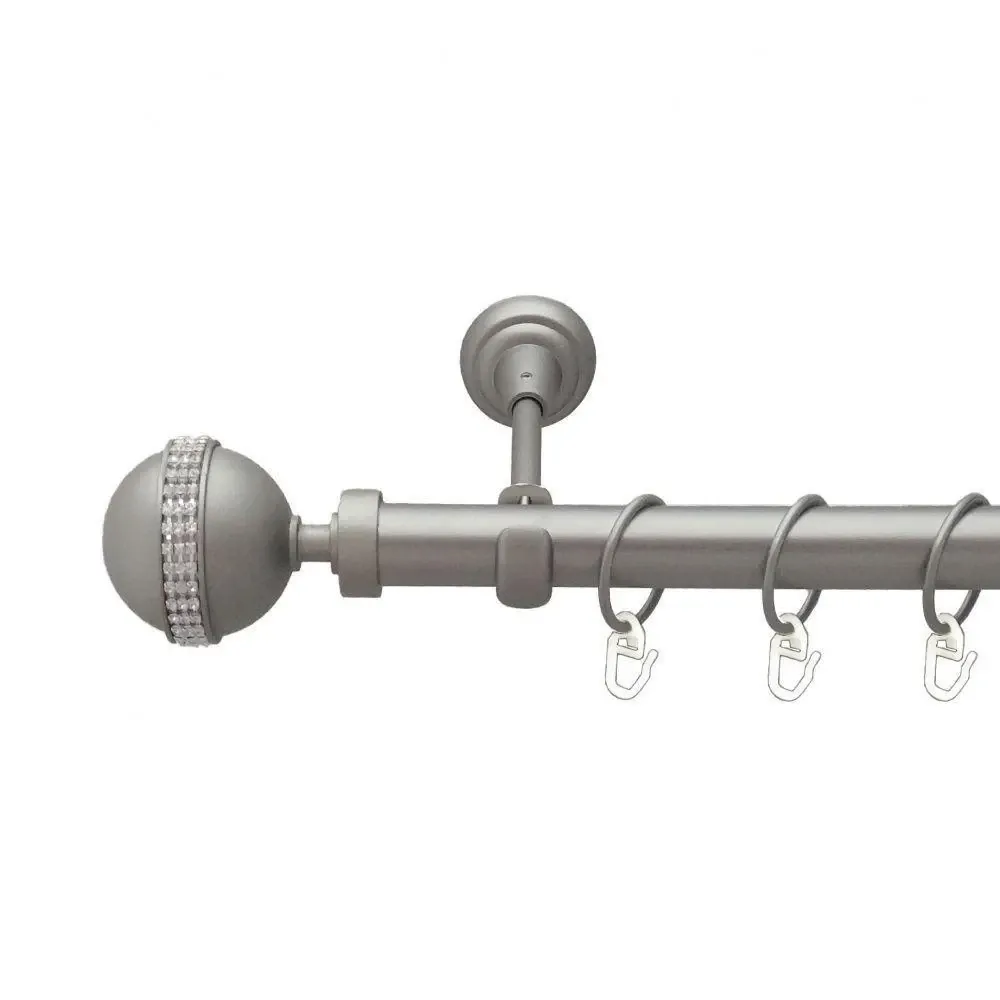 Карниз Orvit Авея металевий однорядний відкритий Сатин 25 мм 240 см (6322001) Львов - изображение 1