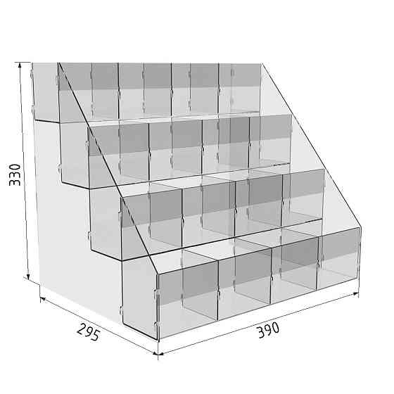 Подставка EKOSTAR для ручек и кистей 16 ячеек 390х295х330 Киев
