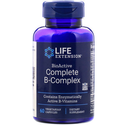 Витамин Life Extension Комплекс Витаминов Группы В, BioActive Complete B-Complex, (LEX-19456) Винница - изображение 1