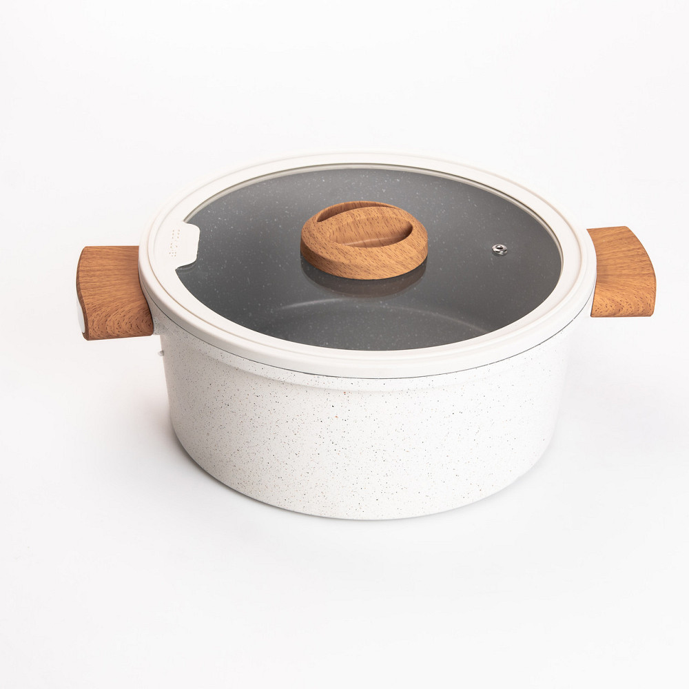 MGC Набір алюмінієвого посуду MGC з антипригарним покриттям 11 предметів білий HP-4-405 Київ - фото 3