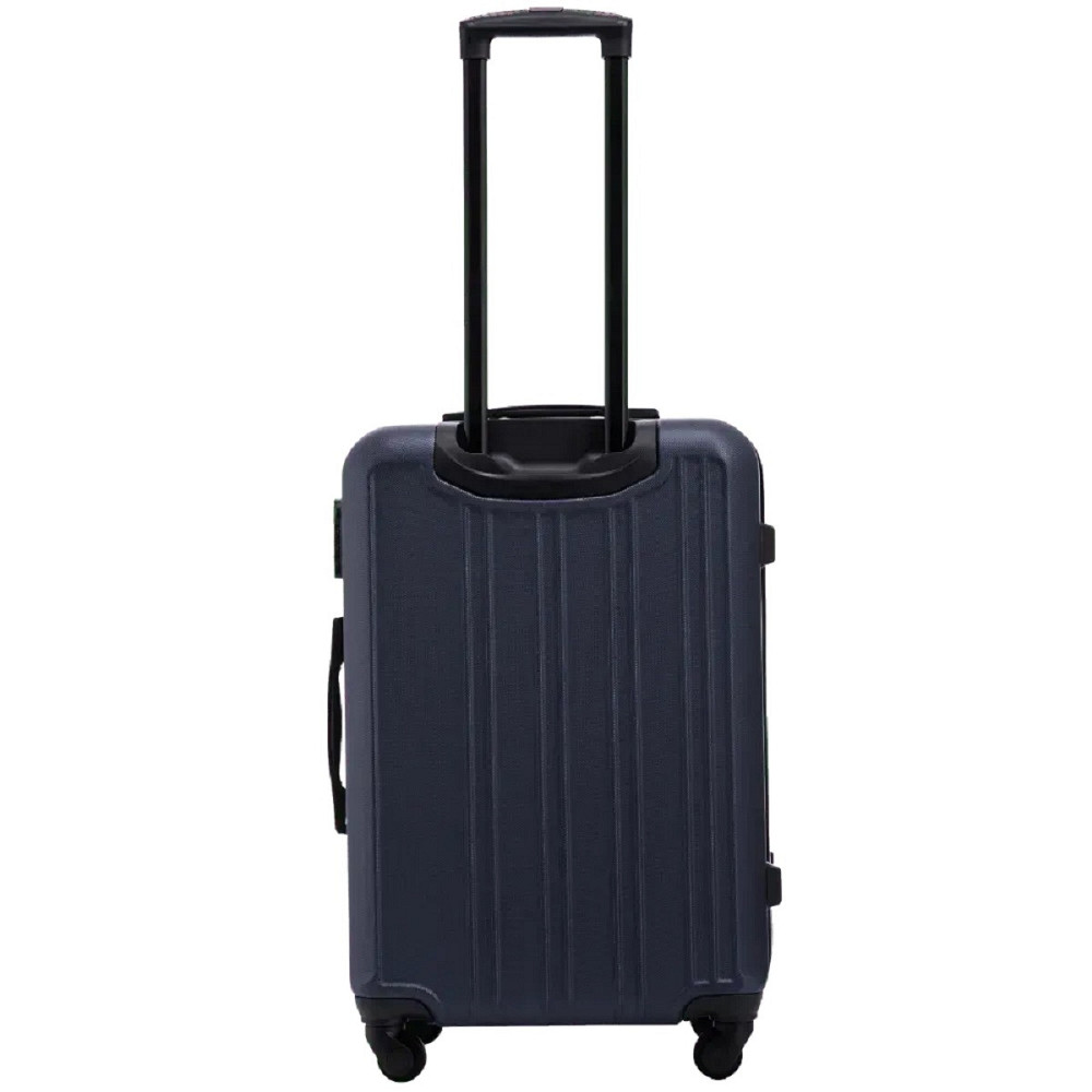 Валіза пластикова Wings HRR01 середня 65 см темно-синя Київ - фото 3