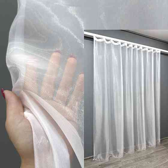 Тюль VR-Textil 009т Органза однотонная Белый 300х270 см (42-0802) Киев