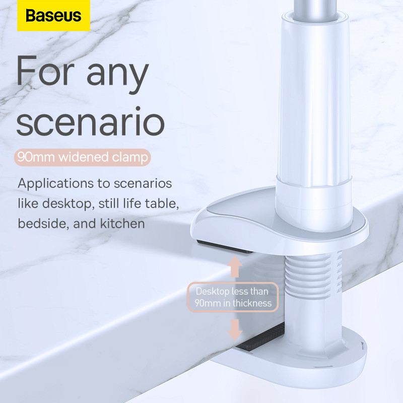 Держатель для телефона Baseus Unlimited adjustment lazy phone holder silver Одесса - изображение 9