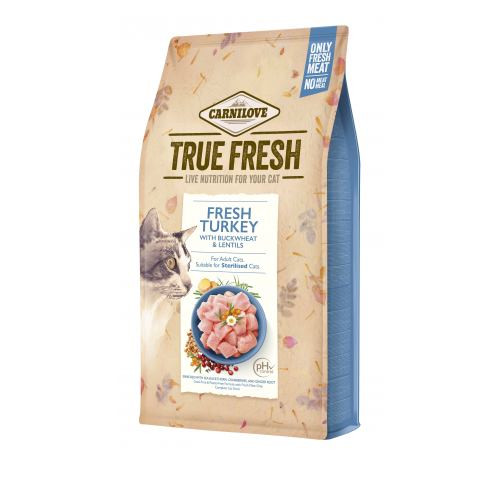Корм сухий Carnilove True Fresh Cat Fresh Turkey для дорослих котів з індичкою 1,8 кг Київ - фото 1