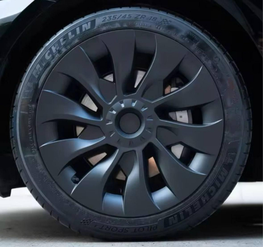 Комплект колпаков 4 шт для Tesla model 3 R18 на диски турбины Киев - изображение 6