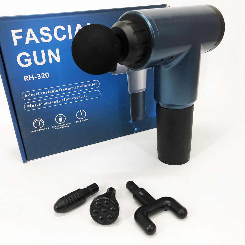 Массажный аппарат для расслабления мышц Fascial Gun KH-320, Шейный массажер электрический AY-31 Львов - изображение 12