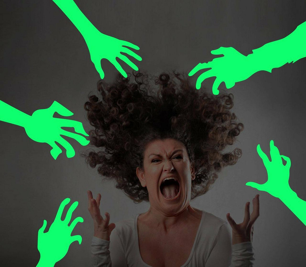 Наклейки на Хэллоуин Руки фосфорные 30 на 30 см салатовый Киев - изображение 3