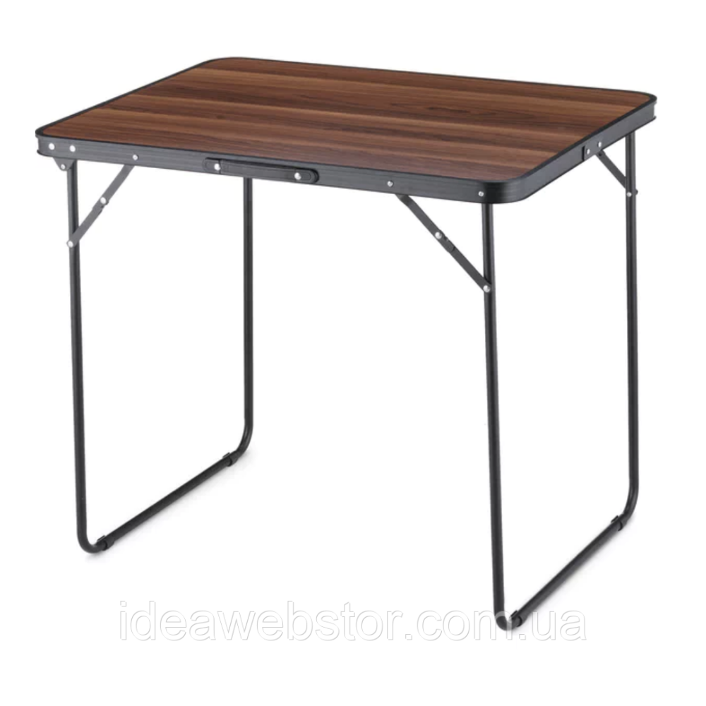 Кемпінговий стіл Outtec 80x60x70см розкладний коричневий Київ - фото 1