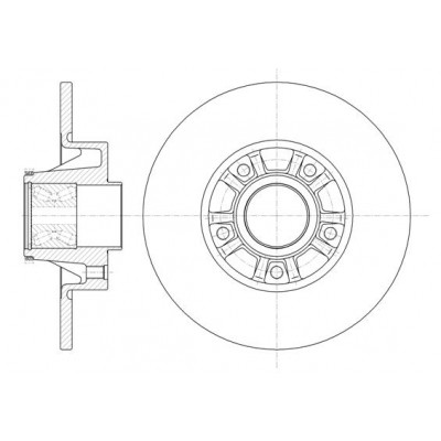 Гальмівний диск REMSA 6733.20 Вінниця - фото 1