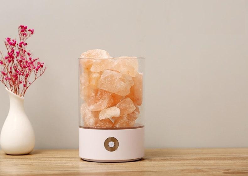 Cоляная лампа, солевой светильник 2-в-1 Arish с ночником и разноцветной светодиодной подсветкой на 7 цветов Днепр - изображение 9