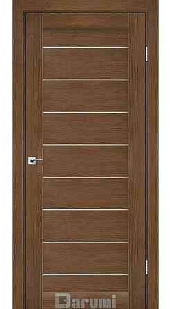 Двери межкомнатные Даруми Леона орех роял стекло сатин Киев