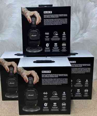 Навушники з Мікрофоном: Marshall Major IV Black (1005773) Оригінал! Харків