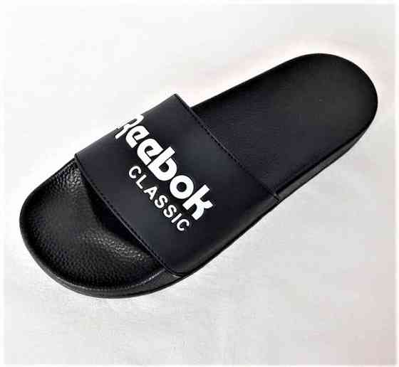 Чоловічі Шльопанці Тапочки Reebok Сланці Рибок Чорні (розміри: 40) Дніпро