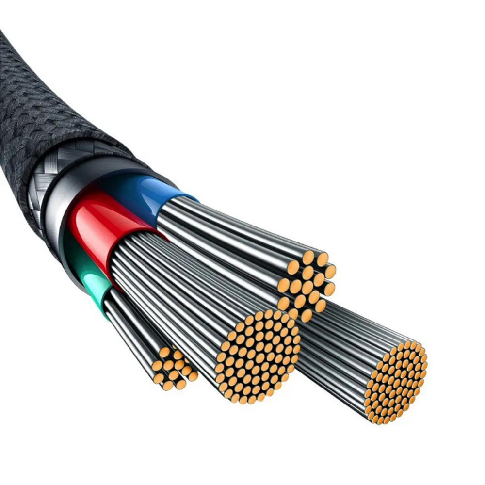 Кабель Type C - Lightning Baseus Unbreakable Series Fast Charging Data Cable USB to iP 2.4A 2m Stellar White P10355802221-01 Одеса - фото 4