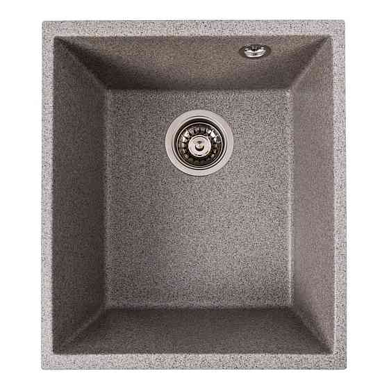 Гранітна мийка для кухні VALESO ROXY 3744 матова Сіра Коломыя