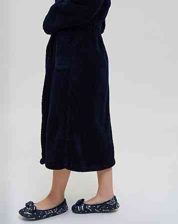 Теплий однотонний жіночий халат Nicoletta Queen — Велюрсофт 94118 S Київ