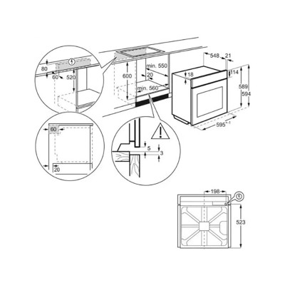 Духовой шкаф Electrolux EOA5220FOV Винница - изображение 6