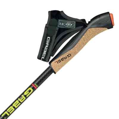 Палиці для скандинавської ходи Gabel FX-75 Snake Carbon 110 Dual Spike (7008351011100) Вінниця