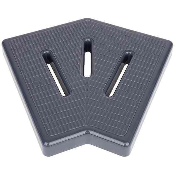 Кутовий елемент Aquaviva KKG-20-2 Classic для переливної решітки, 45°, 195х25 мм (сірий) Киев