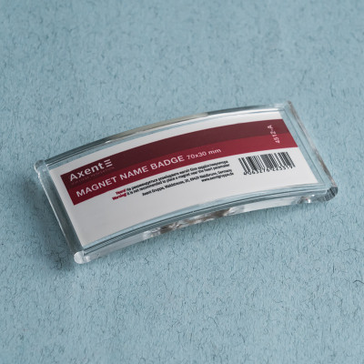 Бейдж Axent акриловый на магните 4512 (70х30 мм) (4512-A) Винница - изображение 2