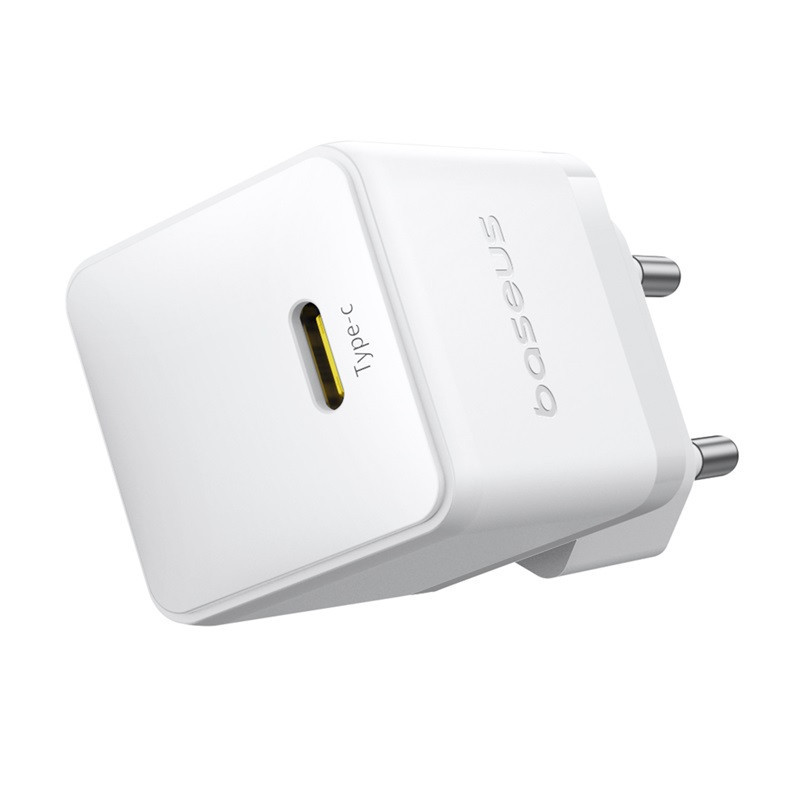 Мережевий зарядний пристрій Baseus Palm Fast Charger 1C 20W EU Moon White Одеса - фото 5